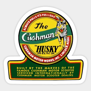 Cushman Husky Scooters USA Sticker